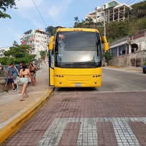 Excursionistas en playa